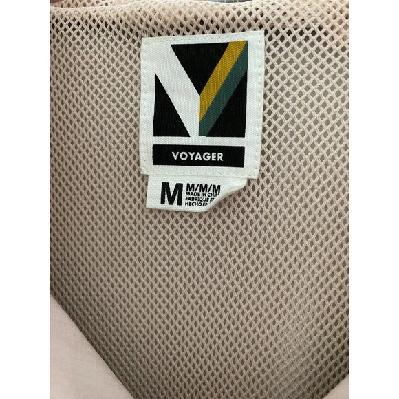 VOYAGER HOODED WINDWEAR STRETCH JACKET WOMEN PINK GRAY WIND WATER RESIST… - Picture 4 of 4